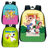 Family Guy Backpack Kids Peter Bag Kindergarten Backpacks Boys Girls Rucksack