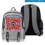 Technoblade Merch Backpack SchoolBags Large Capacity Students Schoolbag