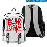 Technoblade Merch Backpack SchoolBags Large Capacity Students Schoolbag