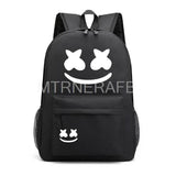 Printing Backpack Polyester Waterproof Men Women Large Capacity Travel Bag