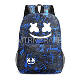 Printing Backpack Polyester Waterproof Men Women Large Capacity Travel Bag