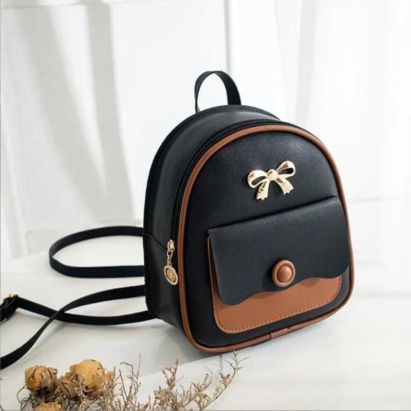 2 PCS Womens Mini Backpack Casual Shoulder Bag Mobile Phone Purse Small Bag