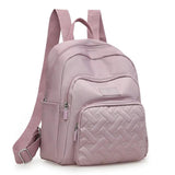 Plaid Women Backpack Durable Fabric Oxford School Bag Pretty Style Girls School