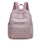 Plaid Women Backpack Durable Fabric Oxford School Bag Pretty Style Girls School
