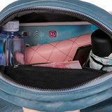 Women Backpack PU Leather Backpacks Teenage Girls Female School Bag