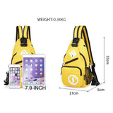 Small Women Backpack Casual Letters Waterproof School Bags for Teenage Girls