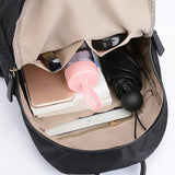 Oxford Women's Anti-theft Backpack Solid School Bag