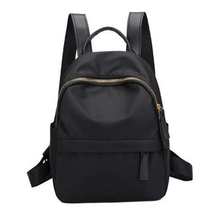 Oxford Women's Anti-theft Backpack Solid School Bag