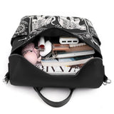 Retro Ethnic Anti Theft Women Backpack Oxford School Bag Girls Travel Bag