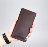 Men's Leather Long Purse Handbag