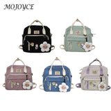 Women Patchwork Travel Preppy Handbags Multi-Function Shoulder Bag