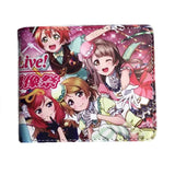 Lovelive Wallet PU Leather Purse Short Wallets Cosplay Gift