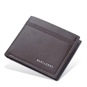 Men's Short Wallet Multi-card Embossed Business Wallet
