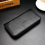 Men's Leather Wallet Clutch Bag Man Purse Carteira Masculina Couro