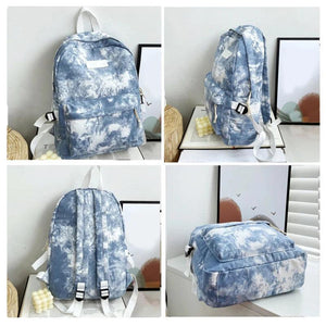 Female Nylon Backpack Casual Women Shoulder Bag School Bag for Teenage Girl