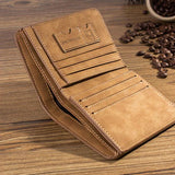 Slim PU Leather Men's Wallet Billfold Card Holder