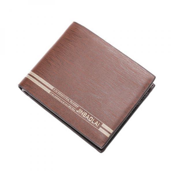 Men's Short Embossed Wallet Multi-card Wallet