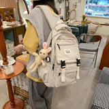 Waterproof Nylon Women Backpack Japanese Schoolbag