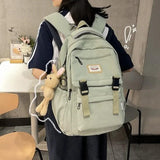 Waterproof Nylon Women Backpack Japanese Schoolbag
