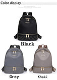 Vintage Oxford Cloth Rivet Women Backpack