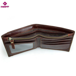 RFID Shielded Leather Wallet Anti-Scan D-735