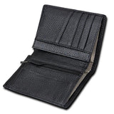 Anti RFID Theft Leather High Men Wallets Brush Short Wallet