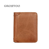 Men's Crazy Horse Leather Wallet Anti-Theft Brush Men's Wallet