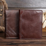 Men's Short Wallets High Quality Leather Clutch