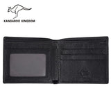 Kangaroo Kingdom Leather Wallet Men Wallets Short Leather Purse