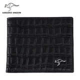 Kangaroo Kingdom Leather Wallet Men Wallets Short Leather Purse