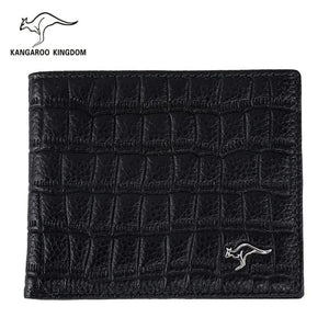 Kangaroo Kingdom Leather Wallet Men Wallets Short Leather Purse