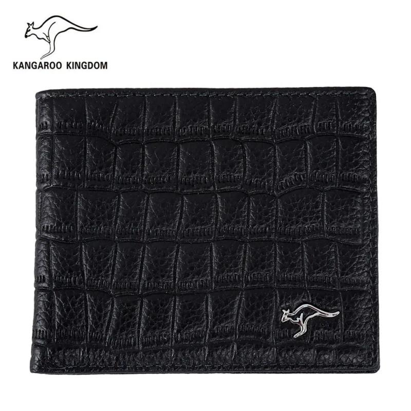 Kangaroo Kingdom Leather Wallet Men Wallets Short Leather Purse