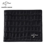 Kangaroo Kingdom Leather Wallet Men Wallets Short Leather Purse