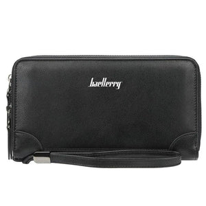 Men's Long Purse Business Clutch Wallet High Capacity Male Purse