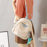 Women's Small Backpack Nylon Waterproof Mini Travel Bag School Bag Mochila