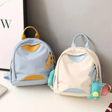 Women's Small Backpack Nylon Waterproof Mini Travel Bag School Bag Mochila