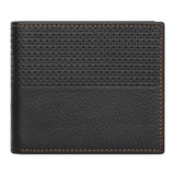 Leather Men's Wallet with Dollar Clip Short Business Wallet