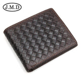 Men's Cowhide Embossed Leather Wallet Dollar Clip