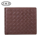 Men's Cowhide Embossed Leather Wallet Dollar Clip