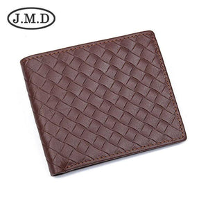 Men's Cowhide Embossed Leather Wallet Dollar Clip