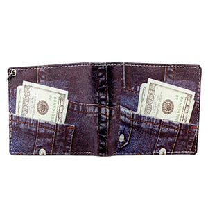 Casual Wallet with Anti Thief Chain for Men and Boys