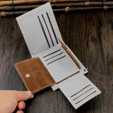 Casual Wallet with Anti Thief Chain for Men and Boys