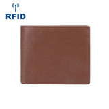 Short Bifold Men Wallet Casual Soild Wallet with Coin Pocket