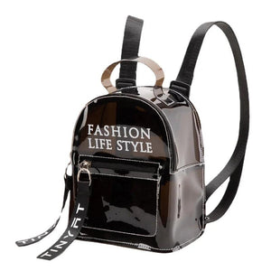 Girls Transparent Water Repellent Jelly Small Bag