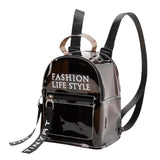 Girls Transparent Water Repellent Jelly Small Bag