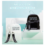 Girls Transparent Water Repellent Jelly Small Bag