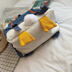 Sweet Girl Student School Bag Ins Net Red Soft Duck