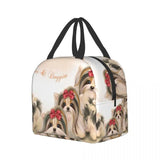 Biewer Reusable Lunch Box Leakproof Dog Thermal Cooler Insulated Bag