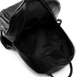 High Soft Leather Book Bags For Teenage Girls Travel Backpack