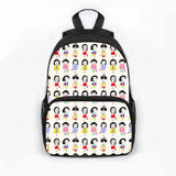 Cartoon Student Backpack Large Capacity Polyester Shoulders Bagpack